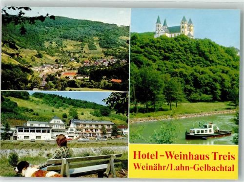 Weinähr Hotel Weinhaus Treis im Gelbachtal mit Kloster Arnstein