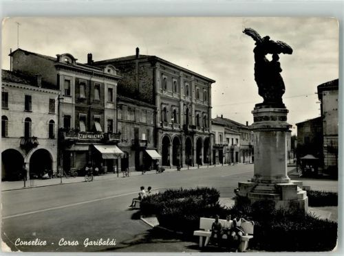 Conselice 1957 Denkmal Corso Garibaldi