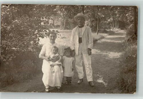 Volmarstein Familienfoto Familie Richter Ort handschriftlich