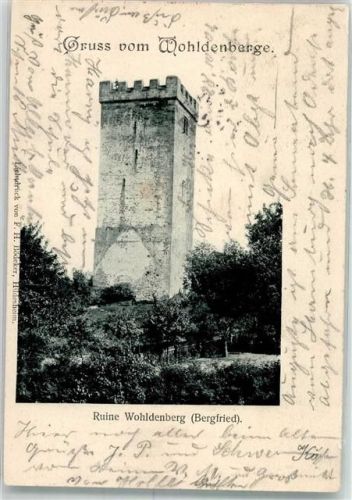 Holle 1902 Burg Ruine Wohldenberg