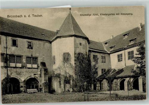 Bronnbach Kirche ehem. Abtei Klostergarten