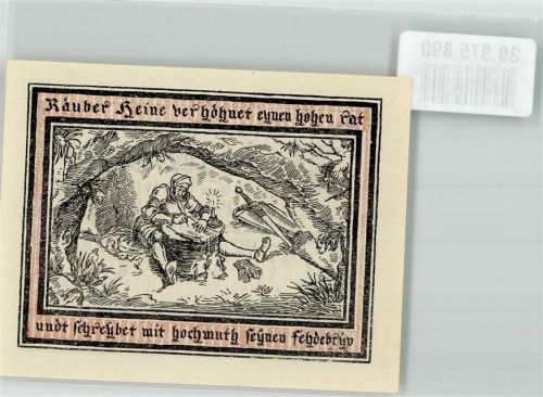 Pritzwalk 1922 Stadthauptkasse Platzanweisung über 50 Pfennig