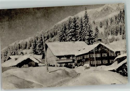 Blaichach Winter Gasthaus zum Hirsch Gunzenrider Säge