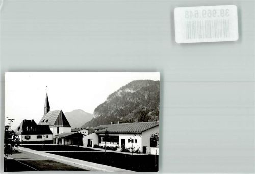 Fall mit Kirche Maria Königin und Gasthaus Faller Hof Foto Original aus Archiv eines Ansichtskartenverlags Ort handschriftlich