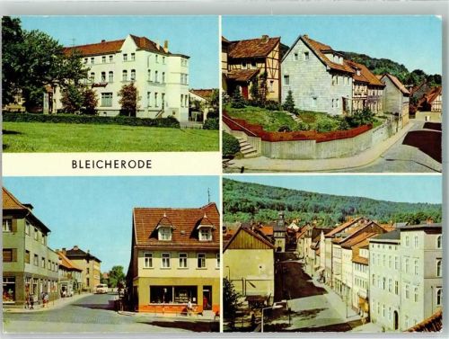 Bleicherode Gasthaus Kulturhaus Kirchstrasse Maxim-Gorki-Strasse