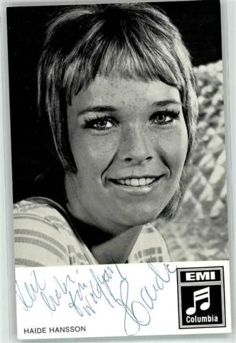 Haide Hansson Autogramm