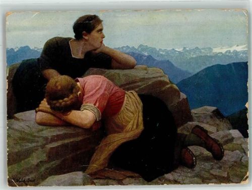Zwei Frauen trauern der verlorenen Heimat Südtirol nach Künstlerkarte