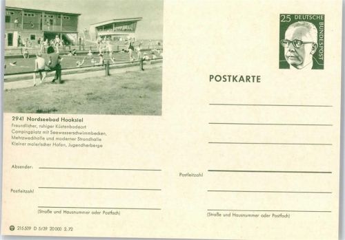 Hooksiel Ganzsache No. D 5/39 AKU1