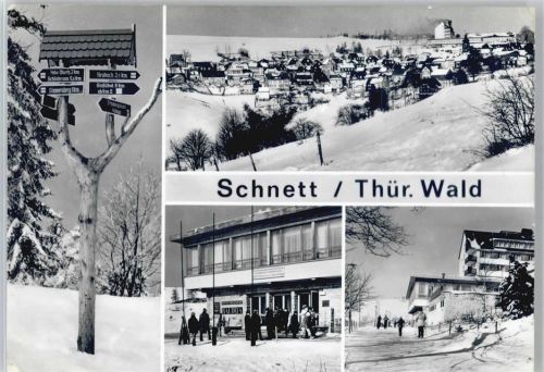 Schnett Winter- Karte, Ortsansichten