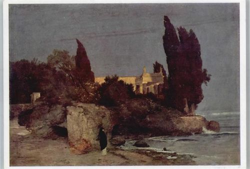 Villa am Abend