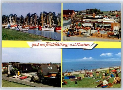 Friedrichskoog Hafen, Handlung, Strandleben, Siedlung