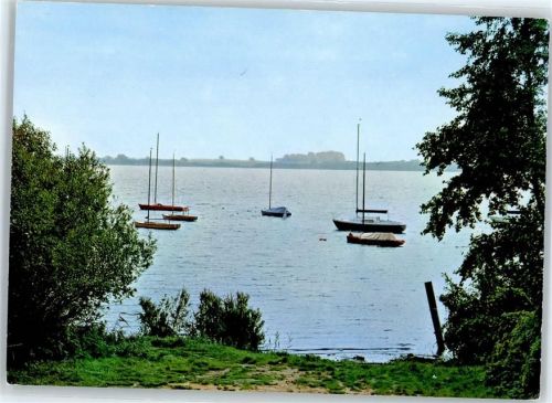 24361 W2333 Groß Wittensee - Boote auf dem See