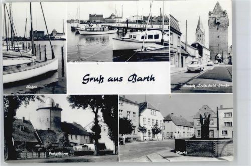 Barth Hafen, Fangolturm, Markt