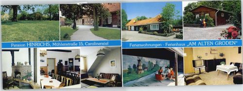 Carolinensiel Pension Hinrichs, Klapp-Karte AKU1
