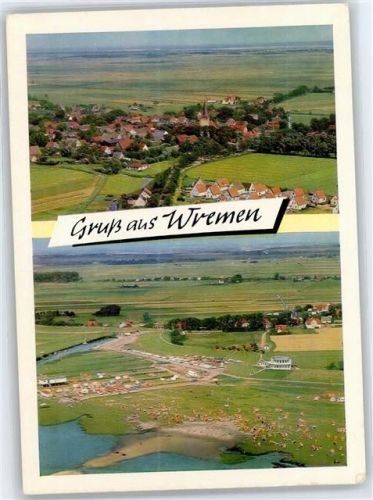 27638 W2851 Wremen - Fliegeraufnahme, Strandhalle