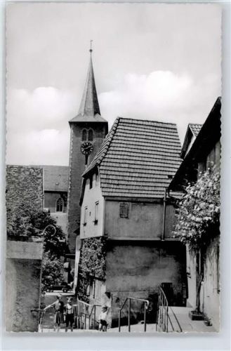 Mosbach Blick zur Kirche