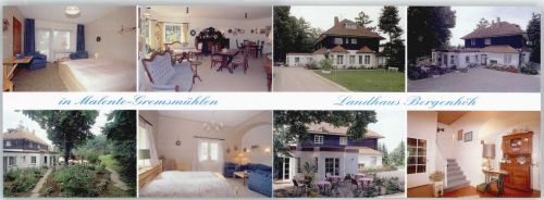 Malente Hotel Pension Landhaus Bergenhöh, Klappkarte
