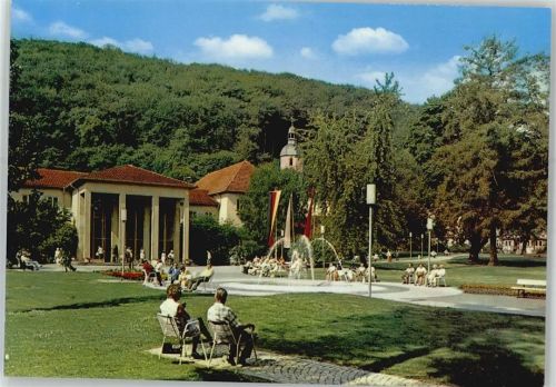 Bad Sooden-Allendorf Kurpark Kurmittelhaus Brunnen