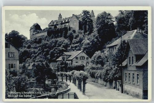 Schönberg Blick auf das Schloß
