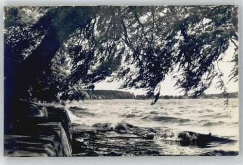 Waren Kietzpromenade bei Sturm