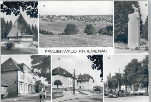 Frauenwald FDGB Erhplungsheim Drei Kronen, FDGB Erhplungsheim Am Kurpark, Rennsteig- wanderhütte