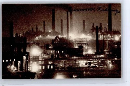 Völklingen Eisen-Werke bei Nacht