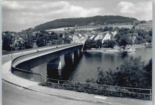 Saalburg Ortsansicht, Stausee der Bleiloch- Saaletalsperre