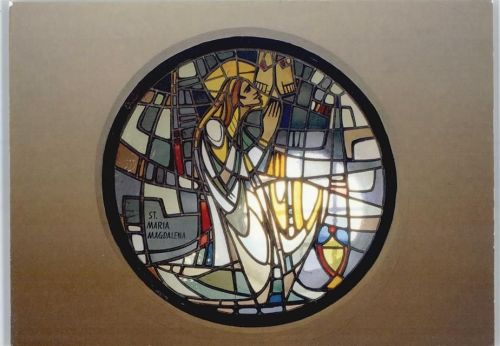 Elsfleth Kirchenfenster Kath. KIrche St. Maria Magdalena