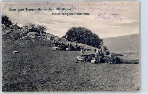 Münsingen Truppenübungsplatz Münsingen, Maschinengewehrabteilung