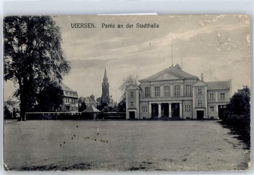 Viersen Kirch, Ortsansicht, Partie an der Stadthalle