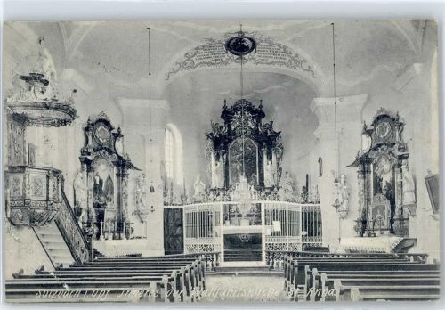Sulzbach Kirche Innenansicht , Marke entfernt