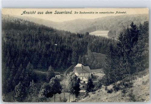 Züschen Dauberrmühle , Marke entfernt