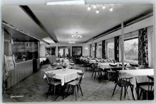 87538 W8975 Langenwang , Allgäu - Innenansicht Gaststätte, Pension Rotfisch