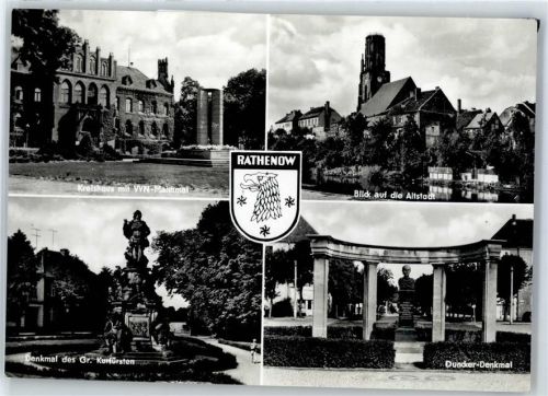 Rathenow Kreishaus, WN-Mahnmal, Wappen, Altstadt, Denkmal des Großen Kurfürsten, Duncker-Denkmal