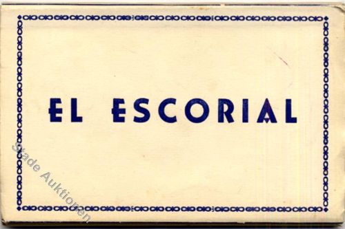 El Escorial Leporello mit 11 Ansichtskarten