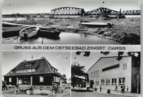 Zingst Teilansichten, Brücke, Gebäude