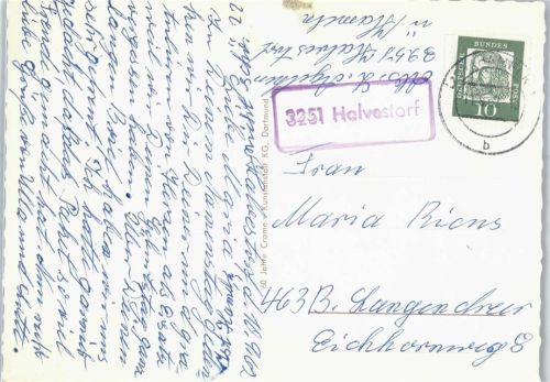 Halvestorf Landpoststempel