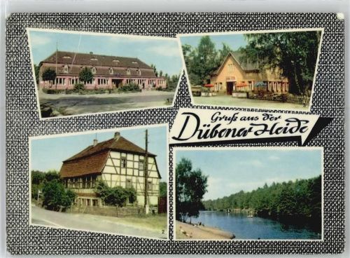 Bad Düben Dübener Heide, Gaststätte Rotes Haus, Gaststätte Zum Wachtmeister, Langer See, Gaststätte Oppin