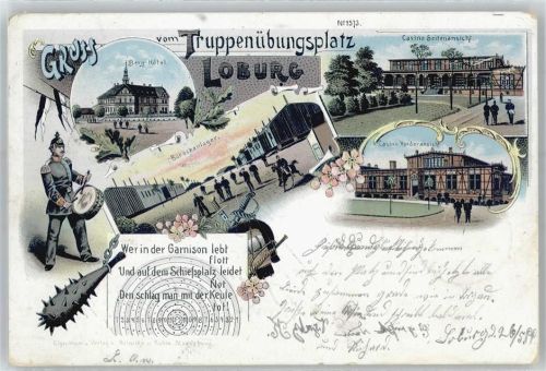 39279 O3404 Loburg b Magdeburg - Truppenübungsplatz