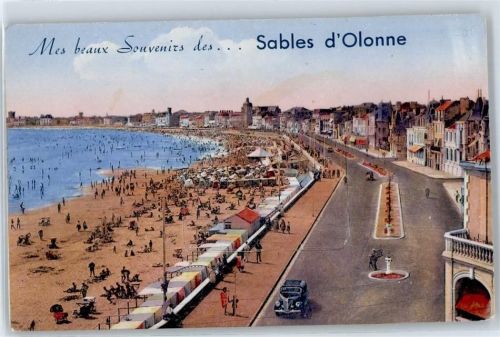 Les Sables-d'Olonne Leporello, Strand