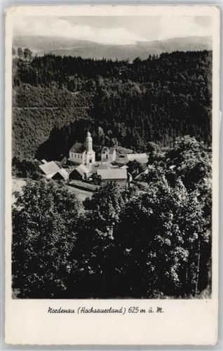 Nordenau Totalansicht, Notopfer-Steuermarke, echte Fotografie