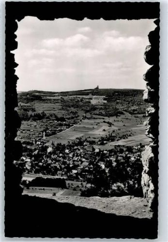 91320 W8553 Ebermannstadt - Blick von der Wallerwarte