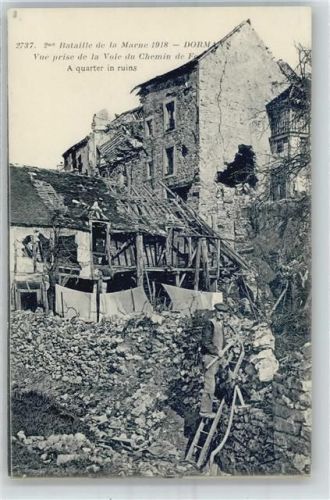 Dormans Trümmer, zerstörte haüser