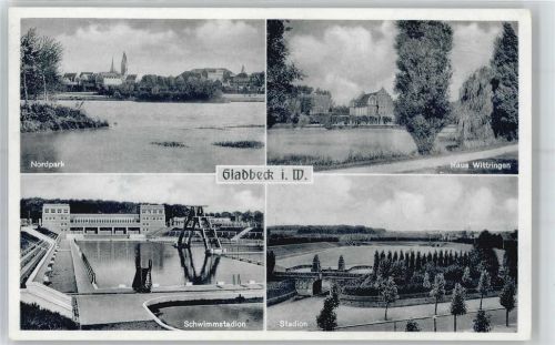 Gladbeck Nordpark, Schwimmstadion, Haus Wittringen