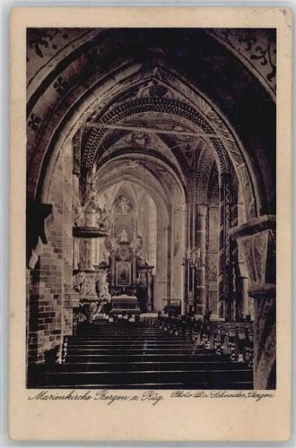 Bergen Inneres der Marienkirche
