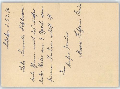 Lebehn Landpoststempel