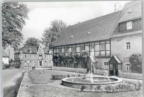 01773 O8242 Bärenstein , Osterzgeb - Marktplatz