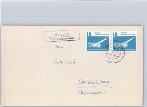 39340 O3240 Haldensleben - Landpoststempel Satuelle