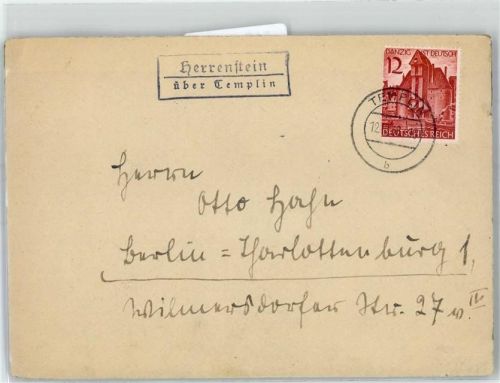 Herrenstein Landpoststempel