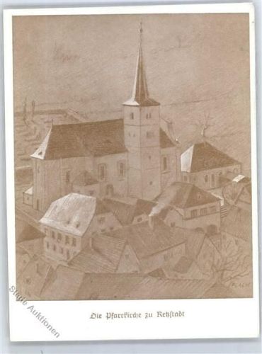 97282 W8702 Retzstadt - Pfarrkirche